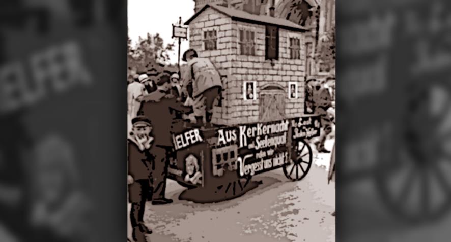 1925 yılında Berlin’de Rote Hilfe propaganda çalışması yürütüyor.